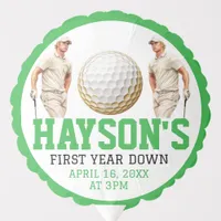 Year Down, Golf On! 1st Birthday Party Balloon