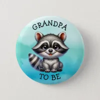 Grandpa To Be | Woodland Creatures Baby Shower Button