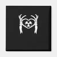 Radiology X-Ray Tech Heart Shaped Skeleton Hands D Magnet