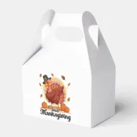 Happy Thanksgiving Typography Favor Box