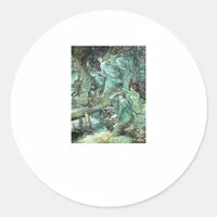 Fairies Fairycore Fashion Aesthetic Goblincore Cot Classic Round Sticker