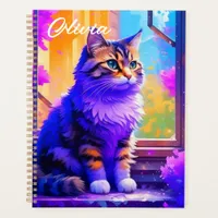 Cute Cat Sitting in Window Ai Art Planner
