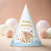 Magical Fairy Mermaid Girl's Birthday Party Party Hat