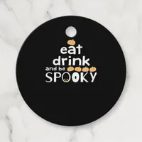 Happy Halloween Eat Drink And Be Scary Trendy Favor Tags