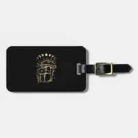 Mushrooms & Minimalism Cottage  Aesthetic Goblinco Luggage Tag