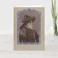 Vintage Beautiful Child Birthday Greetings Card