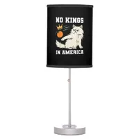 Funny No Kings In America Retro Classic Table Lamp