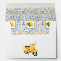 Mediterranean Tile Bridal Envelope