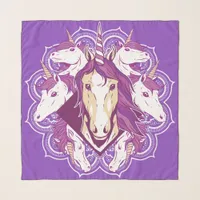 Unicorn Mandala Scarf