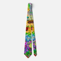 Ladybug Garden Tie