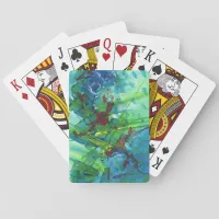 Cool Modern Abstract Acrylic Classic Playing Cards