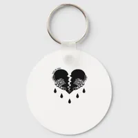 Tear Me Apart Emotional Dark Tone Keychain