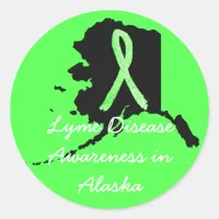 Lyme Disease Awareness in Alaska Stickers