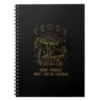 Goblincore Aesthetic Academia Cottagecore Mushroom Notebook