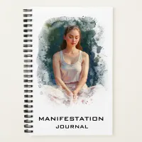 *~* Manifestation Manifesting Meditating Girl AP85 Notebook