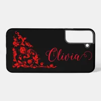 Romantic, Vintage Personalized Samsung Galaxy S22+ Case