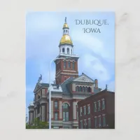 Dubuque, Iowa Court House Postcard