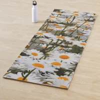 A Field of Oxeye Daisies Yoga Mat