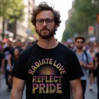 Radiate Love Reflect Pride LGBTQ+ T-Shirt