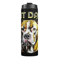 Pit Bull Dad | Dog Lover's  Thermal Tumbler