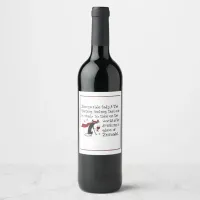 That Zinvincible Feeling Funny Zin Wine Quote Wine Label