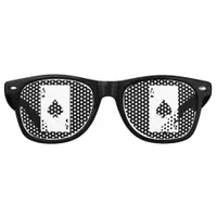 Ace Of Spades Blackjack Poker Casino Vegas Retro Sunglasses