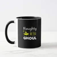 Naughty Little Ghoul Funny Halloween Design Mug