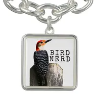 Bird Nerd Red-Bellied Woodpecker  Bracelet