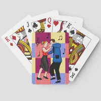 Retro Pop 1950's Style Nostalgic Graphics  Poker Cards