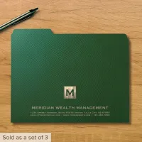 Professional Financial File Folder