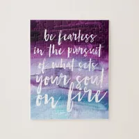 Be Fearless Jigsaw Puzzle