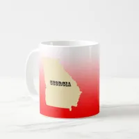 Mug - Georgia State Map with City