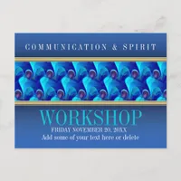 Modern Blue Business Workshop Invitation template