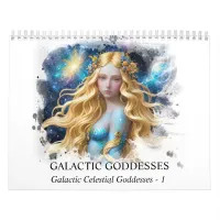 *~* AP58 Galactic Women Fantasy Cosmic Planets 1 Calendar