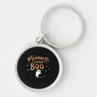 Mommys Little Boo Halloween Classic Design Keychain