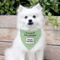 Personalized Groomed by (Add Business) Dog Pet Bandana Collar