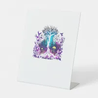 Fey Gothic Emo Goblincore Aesthetic  Forest Graphi Pedestal Sign