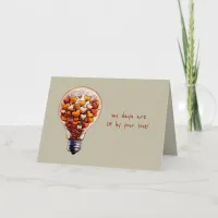 Lit by Love Foil Greeting Card