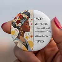 International Women's Day | IWD #GivetoGain Button