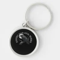 F-Caw-F - Support Your Murder Classic Keychain