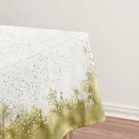 Snow Border and Wreath Med. Gold/Any ID708 Tablecloth