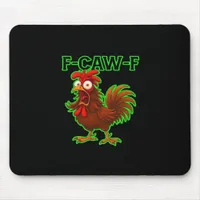 F-Caw-F Chicken Classic Retro Graphic Mouse Pad
