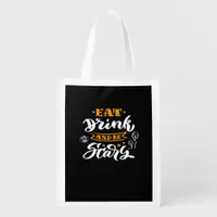 Eat Drink And Be Scary Halloween Creative Casual Grocery Bag