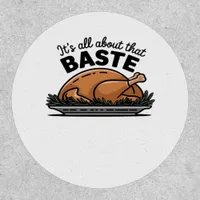 All About That Baste Christmas Classic Retro Look Patch