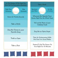 Add your own Funny Rules to this Cornhole Set