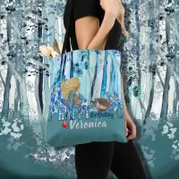 Blue Forest Birthday Tote Bag