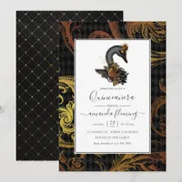 Black Swan Quinceañera Invitation