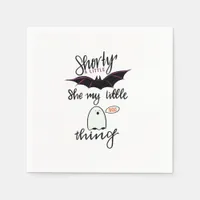 Shorty Batty Funny Retro Napkins