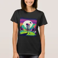 Pixel Art Disc Golf Course T-Shirt