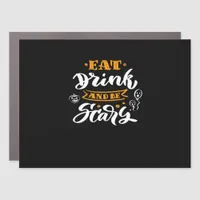 Eat Drink And Be Scary Halloween Creative Casual Car Magnet